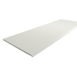 forro de pvc liso 6.00m perin Branco 8mm