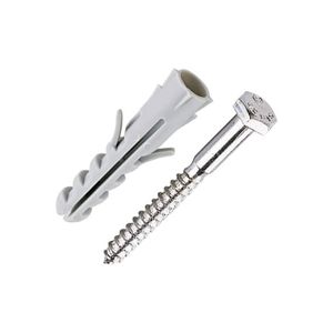 bucha parafuso nylon sext 2697 8mm bemfixa