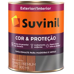 Tinta Esmalte Brilhante Cor E Protecao Transparente 900Ml Suvinil