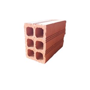 Tijolo 06 Furos 09X14X19 Ceramica Mpj