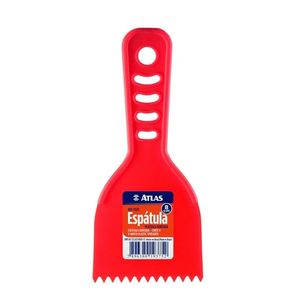 espatula plastica dentada 1518 8cm atlas
