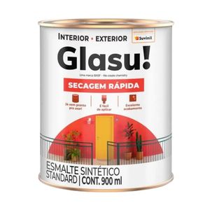 Tinta Esmalte Glasurit Brilhante 900Ml Branco Suvinil