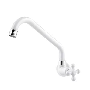 Torneira Para Cozinha Parede Bica Movel Maruja 3/4 Viqua Branco  - 1130802