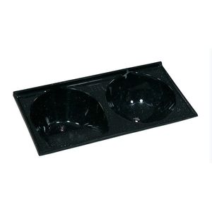 tanque duplo granitado 25 n5 124x62 aj rorato preto - 502508
