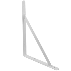 suporte prateleira reforcado 40cm bemfixa branco - 6136