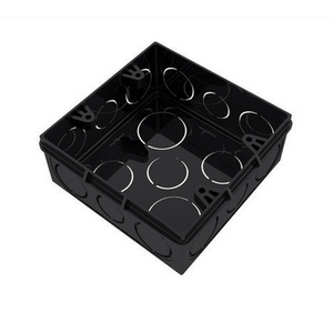 caixa luz roscavel eletroduto 4x4 tigre preto - 33042884