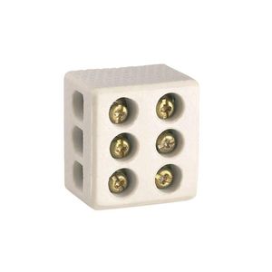 Conector Porcelana 1422Fp Pial Tripolar - 1422Fp