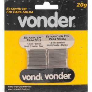 estanho solda em fio 1.2mm vonder - 7438604020