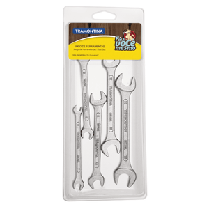 jogo chave fixa 43408147 6x15mm tramontina 5pecas - 43408147