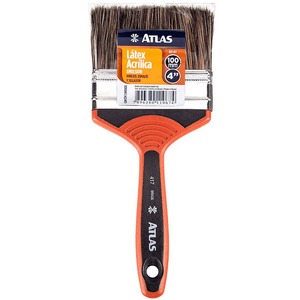 pincel p/latex e acril 417 atlas 4" - 4179
