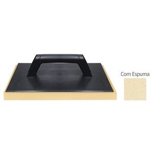 desempenadeira plastica c/espuma 17x30 metasul - 11803021