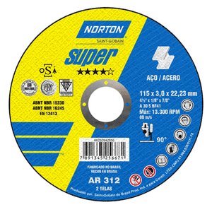 disco ferro super 4.1/2 norton - 66252842856