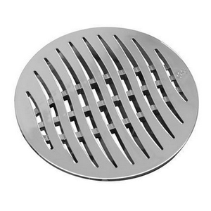 grelha redonda pvc 100mm tigre cromado - 27505406
