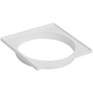 porta grelha quadrada 100mm tigre branco - 27611222