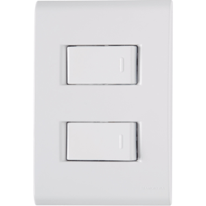 conjunto 2x4 2int simp liz 10a tramontina branco 250v - 57170040