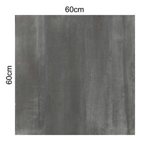 porcelanato (a) acetinado oslo 60x60 eliane antracite - 8040215