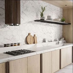 piso (a) mate calacata light 20x23 roca - ROC074900031