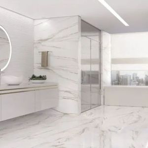 porcelanato (a) retificado calacata mt 60x120 roca gold - F070154GO1