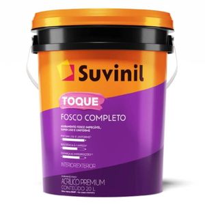 Tinta acrilico toque fosco completo 20l br neve
