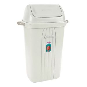 lixeira basculante 284 60l sanremo bege - 284