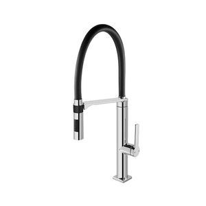 misturador para cozinha mesa monocomando bica alta doc docol cromado/black - 00695757