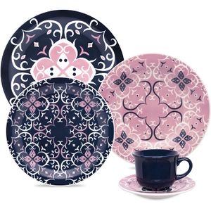 aparelho de jantar/cha daily hana oxford 20pcs - 34388