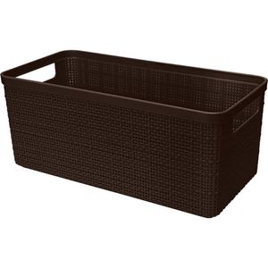 cesto organizador juta 1.5l nitron marrom - 36065