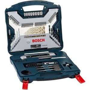 jogo xline titanium bosch azul 100pcs - 2607017397000