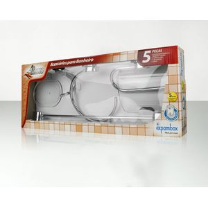 kit de acessorios alamo casaline c/5pcs - 337015