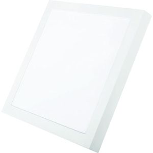 painel led sobrepor/quadrado 30w 3000k avant amarelo bivolt - 768290570