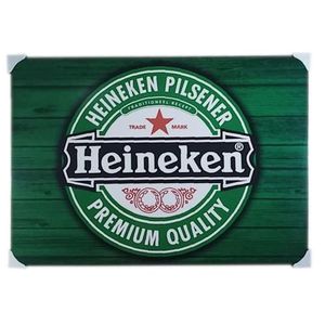 quadro metal cerveja 30x40cm nova alianca - 35132