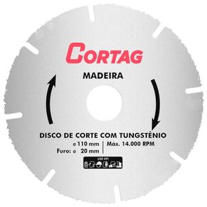 disco corte tungstenio 110mm cortag - 61346