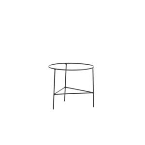 Suporte vaso cosmo 31 cm preto