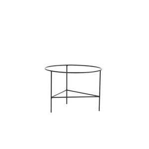 Suporte vaso cosmo 23 cm preto