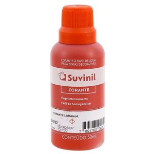 corante 50ml suvinil laranja - 53668792