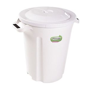 lixeira 164 97l plasvale branco - 1648510