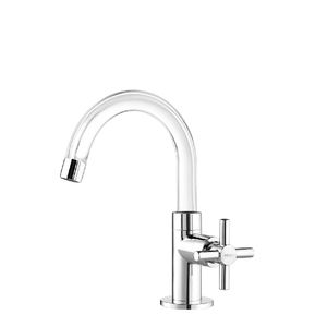 Torneira Para Lavatorio Mesa Bica Alta Fienza 1/2 Viqua Cristal - 1170009