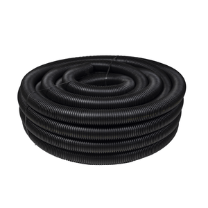 mangueira corrugada c/guia 1pol lealplastic preto 50m - 9415