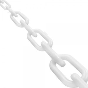 corrente plastica 10m metasul branco 8mm - 13402120
