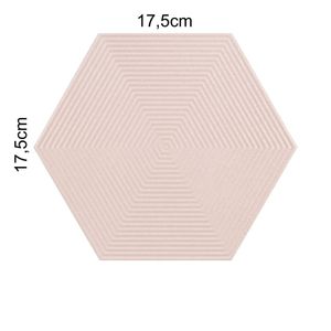 porcelanato (a) bold/matte lux love hexa 17.5x17.5 portinari soft pink - 6061397A