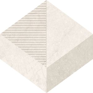 porcelanato (a) bold/natural rit hex decor 30x38.2 portinari off white - 6062521A