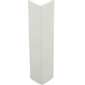 cantoneira de pvc sobrepor tec316 15x3m tecnoperfil branco - 13161623000