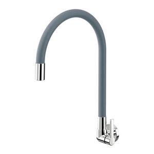 torneira para cozinha parede bica movel alta galiflex docol cinza - 00967463