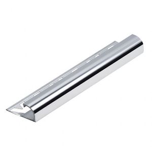 perfil aluminio guardacanto bourbon 3.00m viscardi cromado/bril - 106