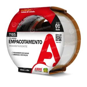 fita empacotamento 710 adere transparente - 11053230162