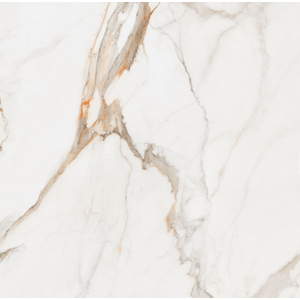 Porcelanato lamina (a) retificado polido calacatta oro 120x120  7mm