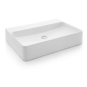 cuba apoio retangular rt3 60x42x13cm docol branco c/mesa - 00971326
