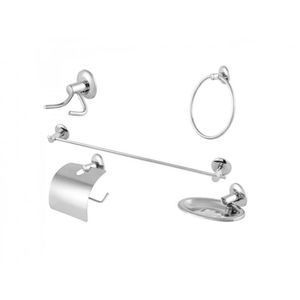 Kit De Acessorios Basic 5Pcs Imperatriz Cromado - 21123
