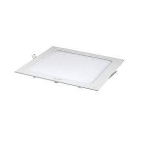painel led embutir/quadrado 30w 3000k avant amarelo bivolt - 858200571