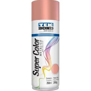 tinta spray metalica 350ml tekbond rose gold - 23411006900